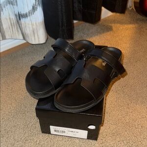 Womens Black Sandals